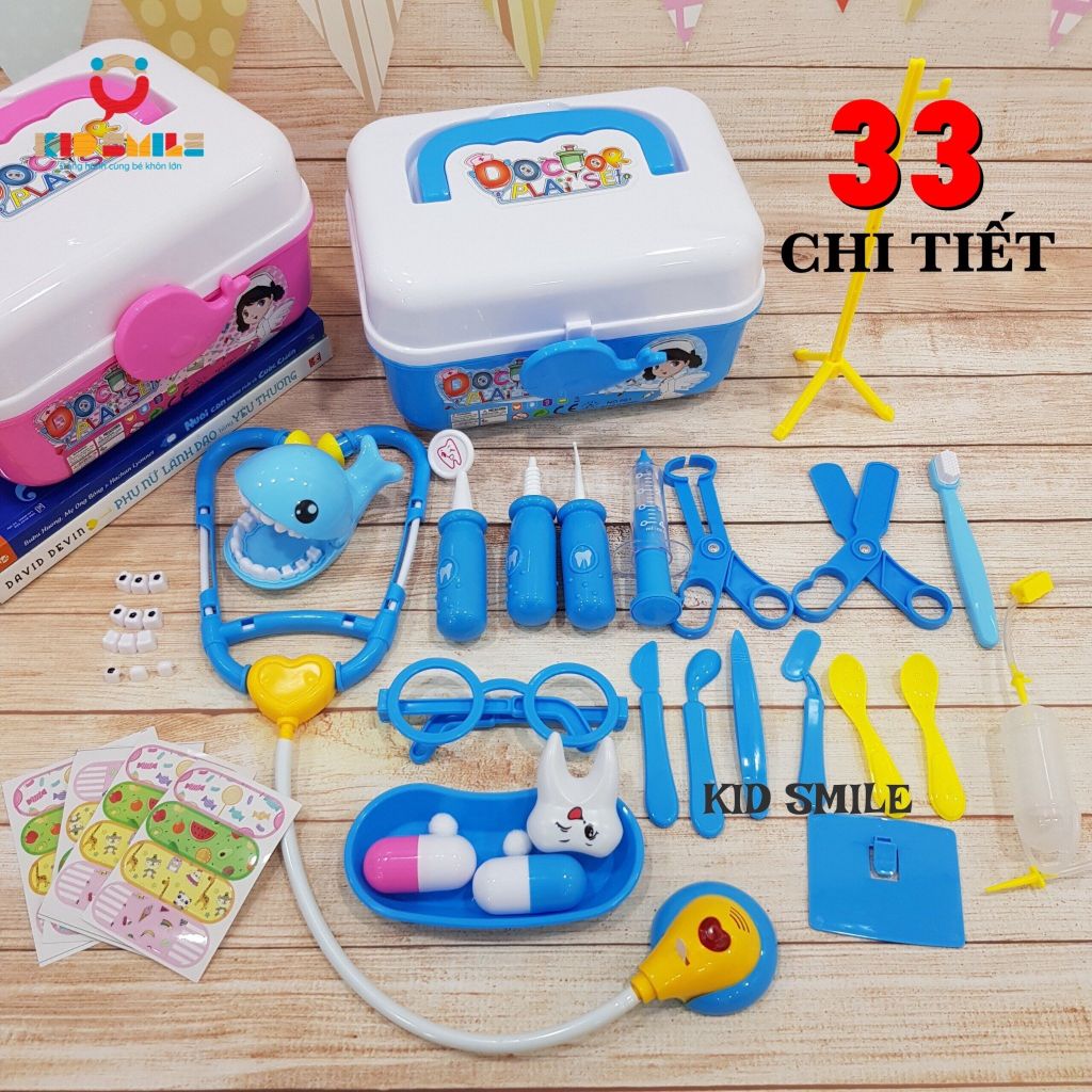 Đồ chơi bác sĩ nha khoa 33 chi tiết cho bé từ 2 tuổi trở lên