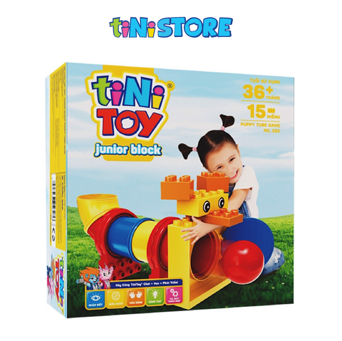  Đồ chơi lắp ráp Junior Block Puppy TubeGame 