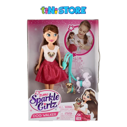  Bộ đồ chơi búp bê và cún cưng Sparkle Girlz 