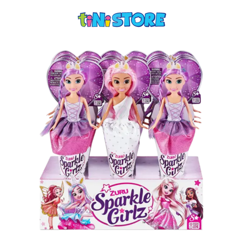  Đồ chơi búp bê công chúa Unicorn Princess 4.7 inch Sparkle Girlz  (Mẫu ngẫu nhiên) 