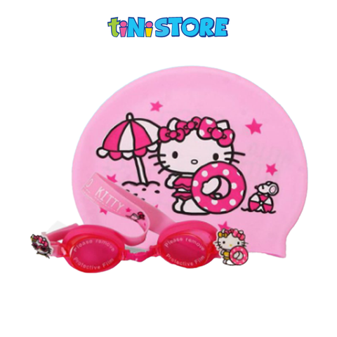  Đồ chơi nón và kính bơi Mesuca Hello Kitty 