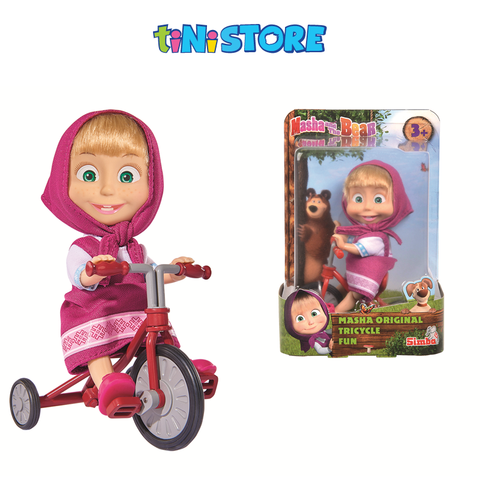  Đồ Chơi Búp Bê MASHA AND THE BEAR Masha Original Tricycle Fun |12/96pcs 