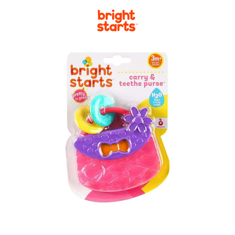  Đồ Chơi Gặm Nướu Lạnh Túi Xách Hồng Bright Starts 