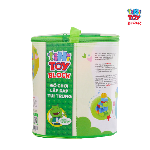  Đồ chơi lắp ráp block dạng túi trung (40 khối) 