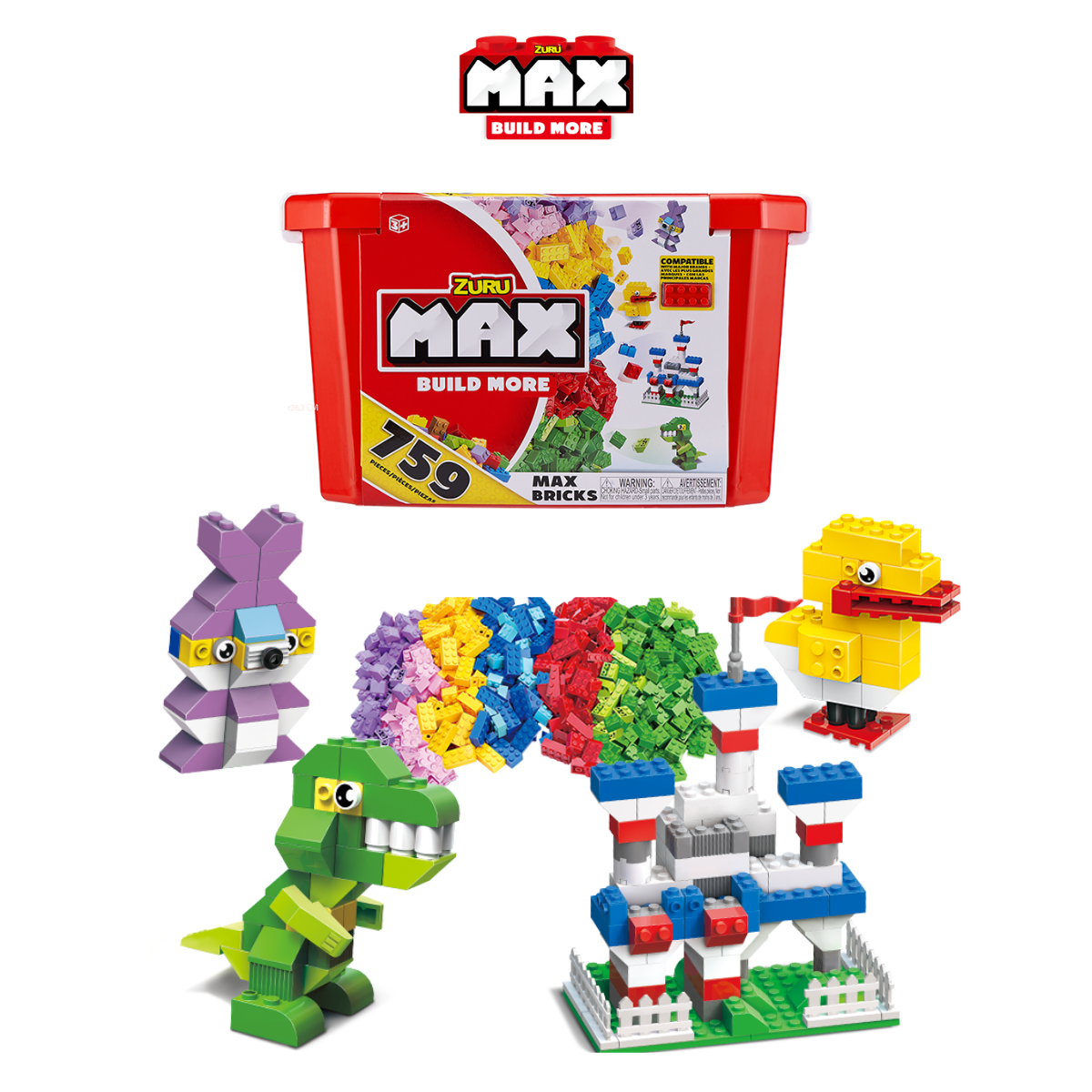 Đồ chơi lắp ráp 759 mảnh MAX Builder More