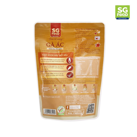  Cháo bổ dưỡng gà ác nhân sâm 240g SGF 