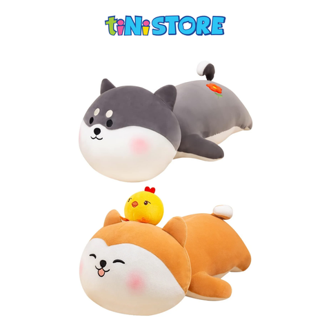  Đồ chơi thú bông chó Shiba nằm dễ thương Value Toys 35cm 