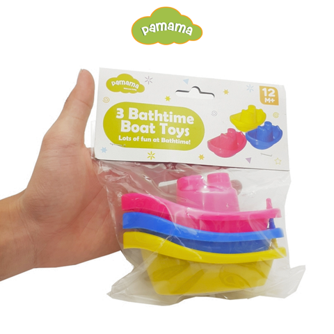  Đồ chơi nhà tắm Bộ 3 tàu vui nhộn Pamama (P0108) 