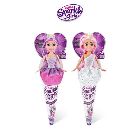  Đồ chơi búp bê công chúa Unicorn Princess 4.7 inch Sparkle Girlz  (Mẫu ngẫu nhiên) 