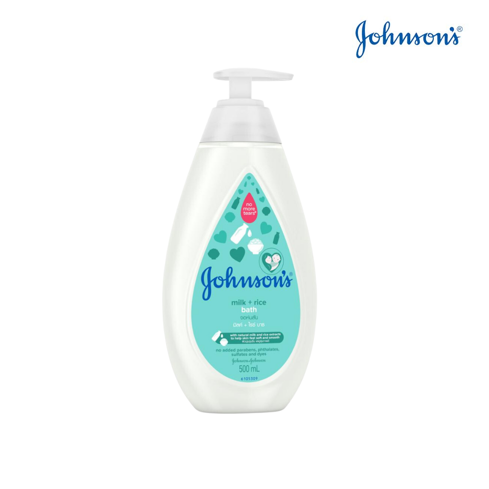 Sữa tắm chứa sữa và gạo Johnson's Baby 500ml