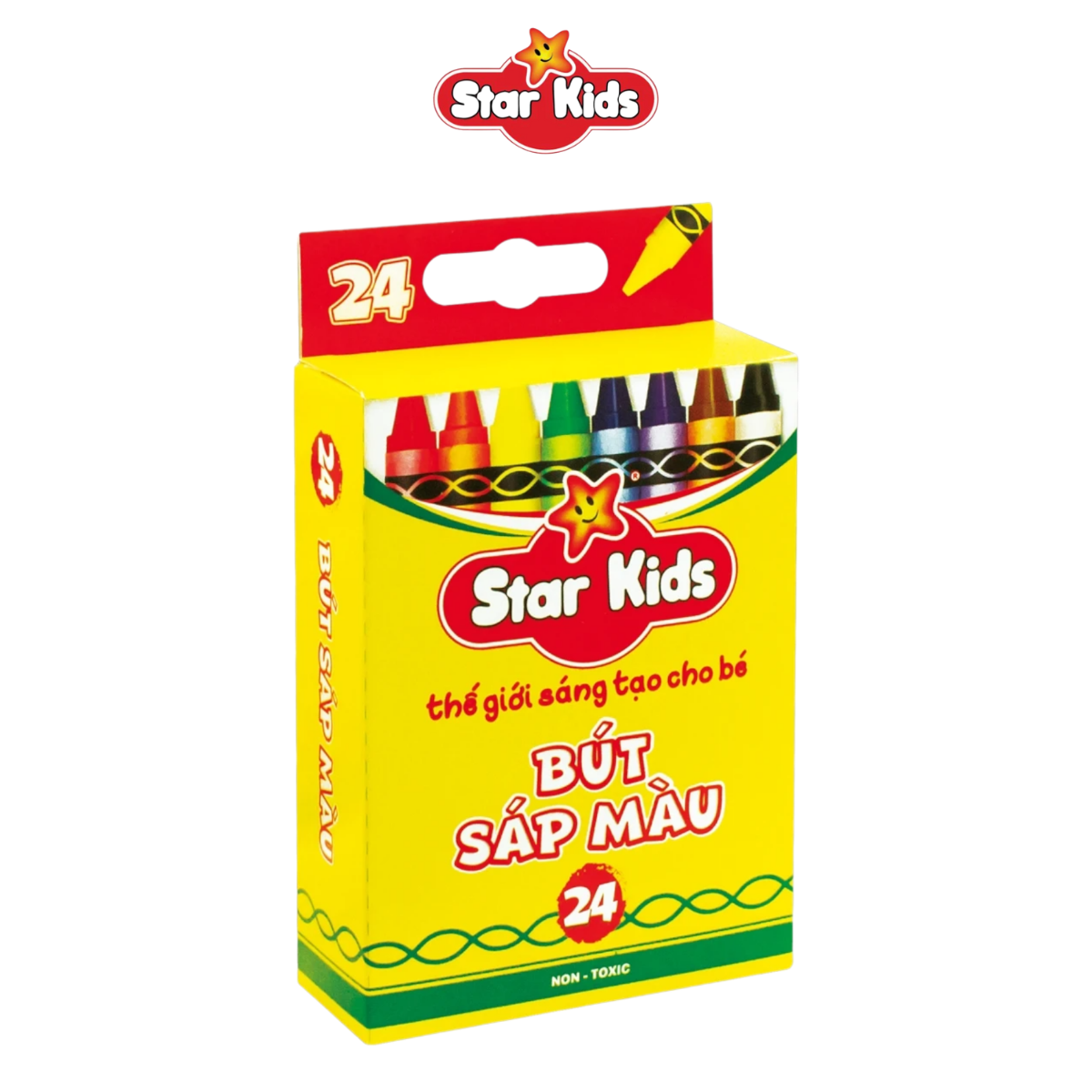 Bút sáp màu 24 cây Star Kids
