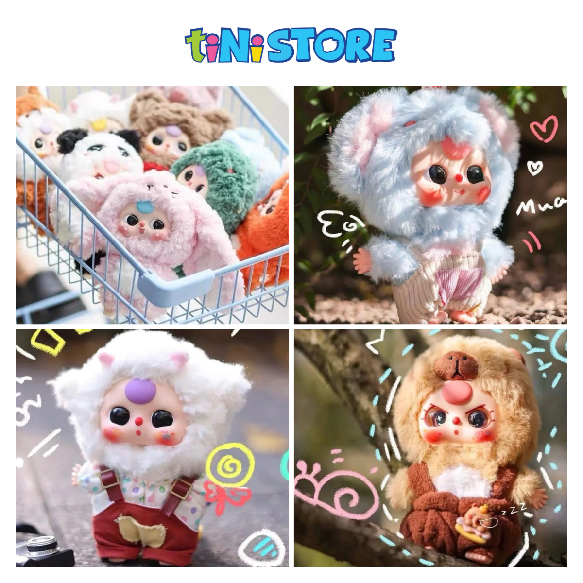 Đồ chơi blind box Baby Three V3 mini (Mẫu ngẫu nhiên)