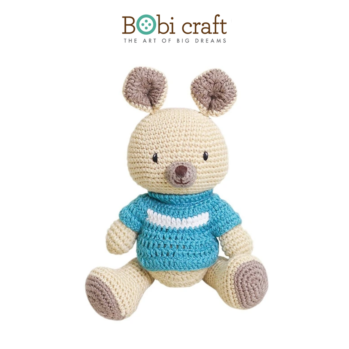 Thú bông len Bobicraft Kangaroo tinh nghịch - The Lively Karu