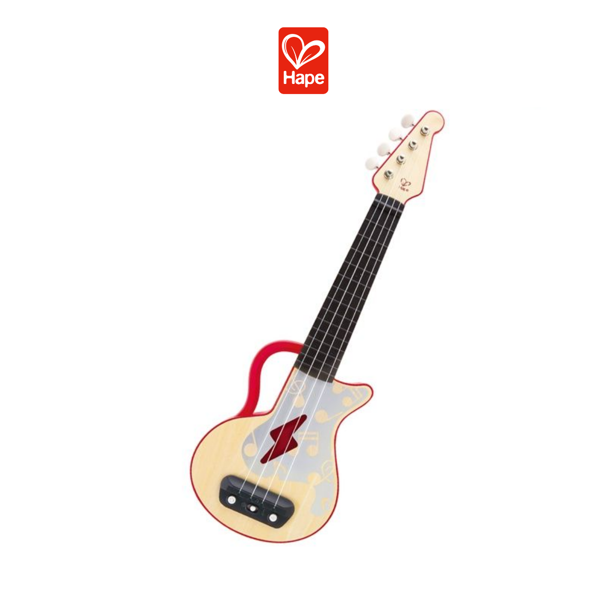 Đồ chơi đánh đàn Ukulele màu đỏ HAPE