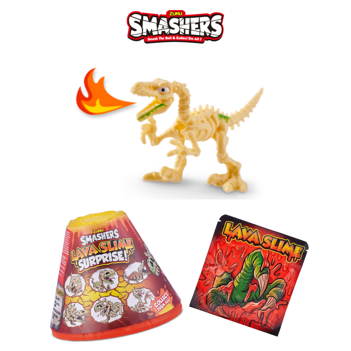 Đồ chơi núi lửa dung nham Zuru Smashers S4