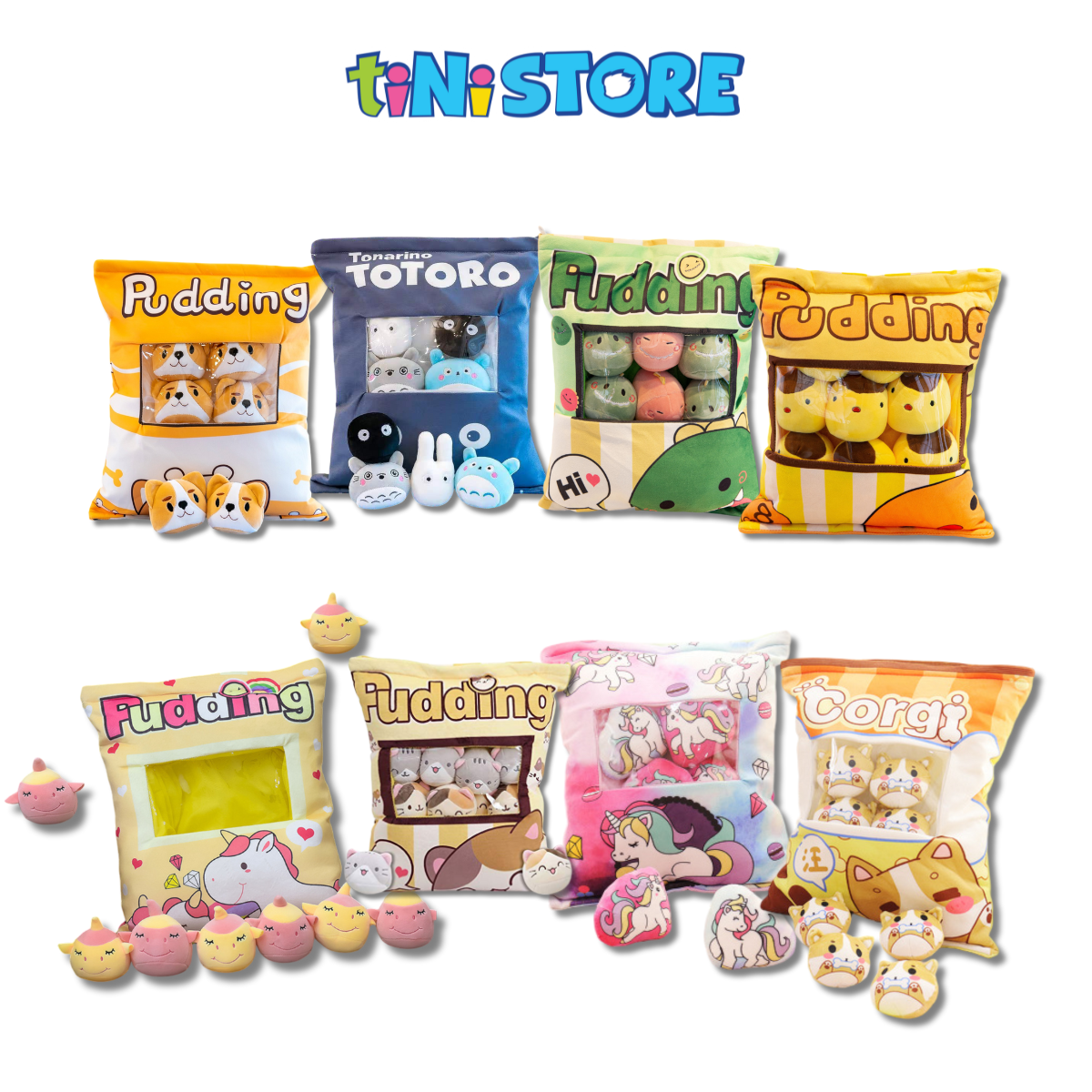 Đồ chơi túi snack thú bông Value Toys (8 thủ nhỏ/túi) (Mẫu ngẫu nhiên)