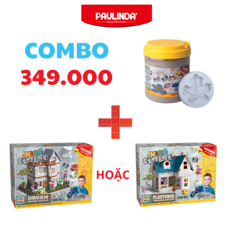  Combo đồ chơi xi măng sáng tạo và 1kg bột 1281800527 