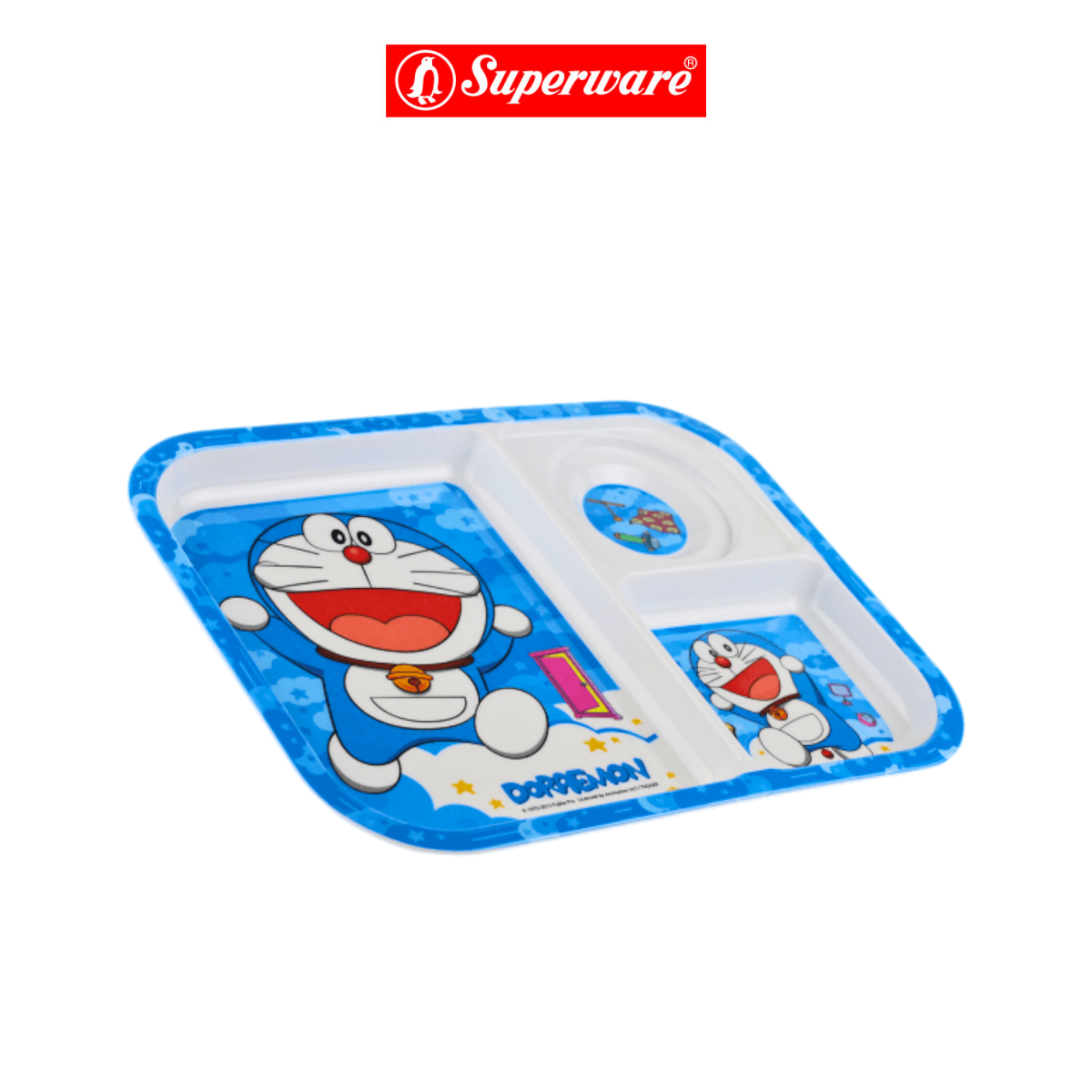 Dĩa phần 3 ngăn 10.5 (Doraemon Sky)