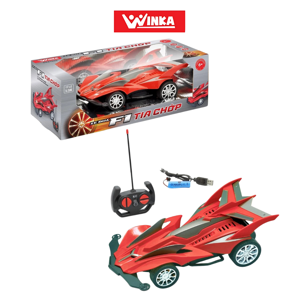 Xe đua F1 điều khiển từ xa Tia chớp Winka