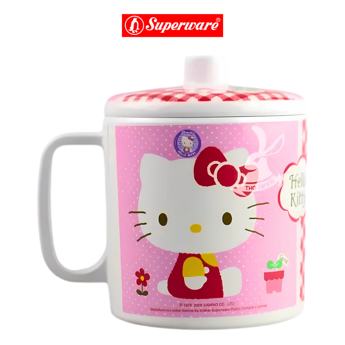 Ca nước có nắp 4 (Kitty Pinky)