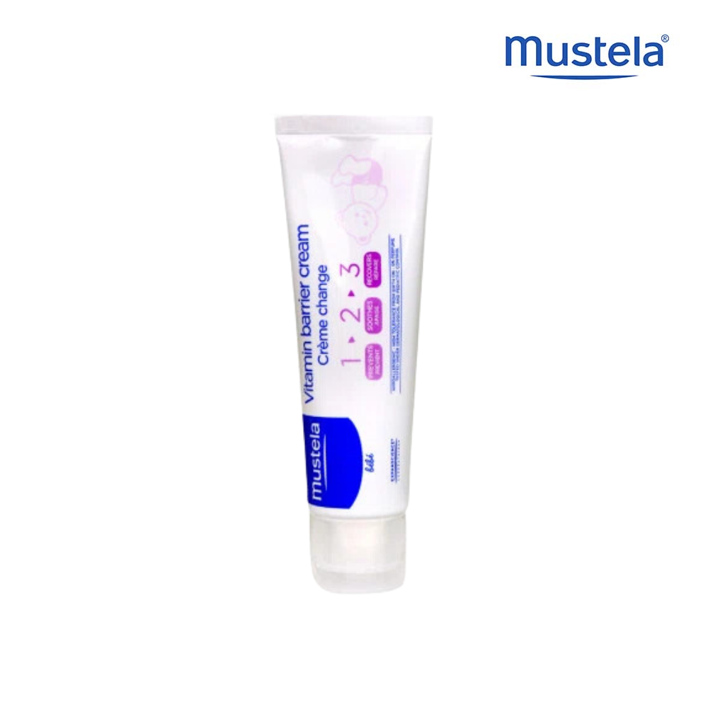 Kem ngăn ngừa hăm tã 123 Vitamin Barrier Cream Mustela 50ml