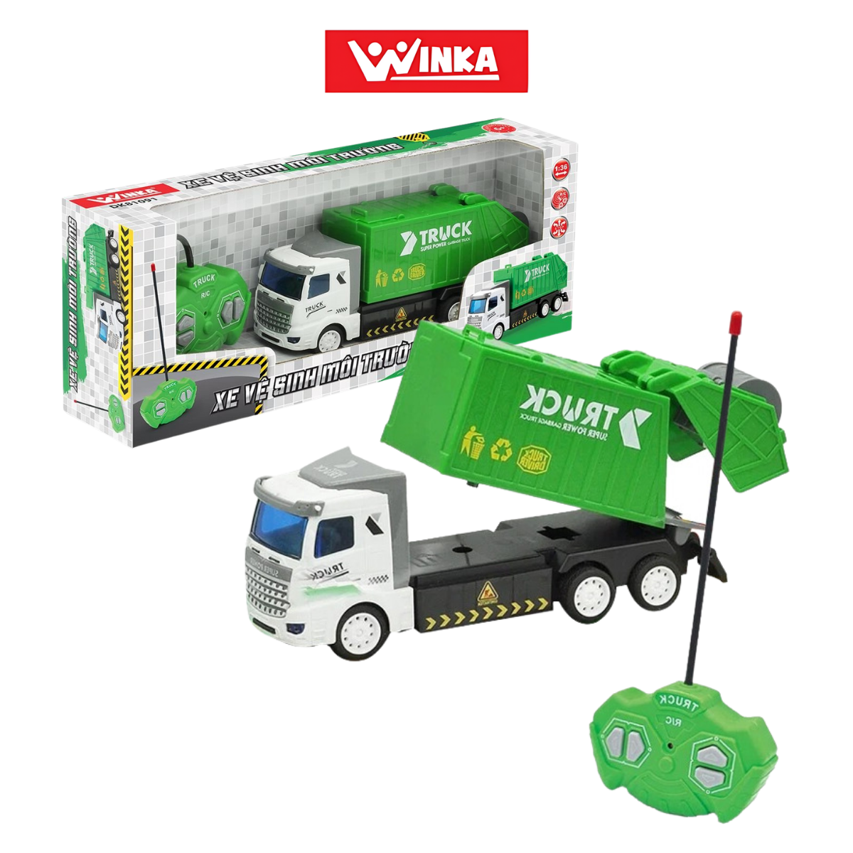 Xe điều khiển từ xa vệ sinh môi trường Winka