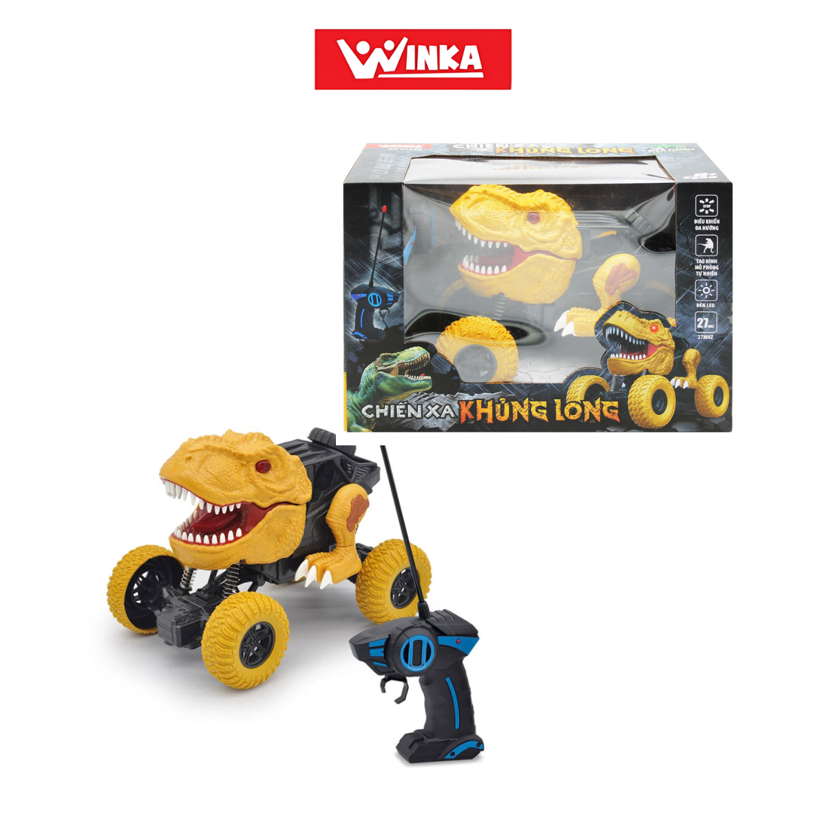 Xe điều khiển từ xa Chiến xa khủng long Winka