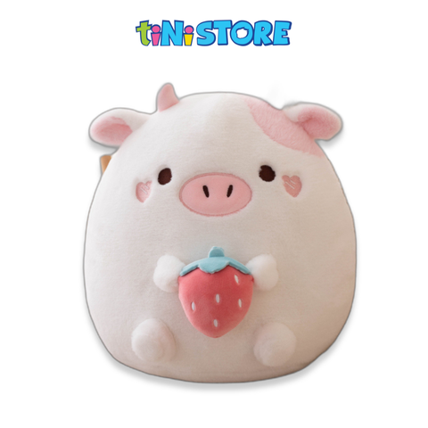  Đồ chơi thú bông hình chú heo ôm dâu tây 32cm 