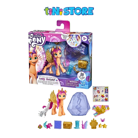  Bộ đồ chơi Sunny có cánh phiêu lưu khám phá pha lê kì diệu My Little Pony 