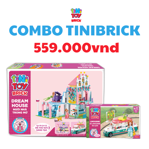  Combo 2 sản phẩm lắp ráp tiNiToy Brick (M38-B0973&M38-B0921A) 