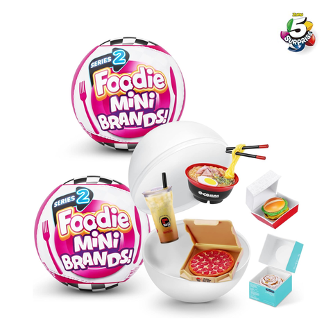  Đồ chơi trứng sưu tập Foodie Mini Brands 5 Surprise S2 (Giao mẫu ngẫu nhiên) 