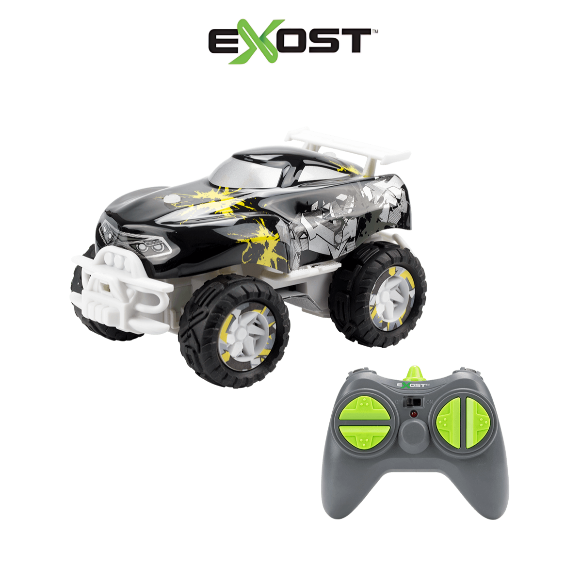 Đồ chơi xe điều khiển màu đen X-Monster Exost