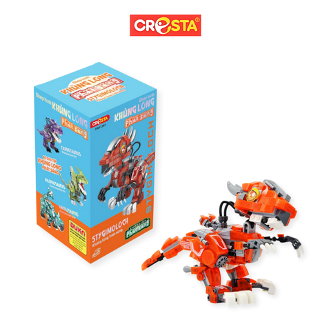  Ghép hình khủng long phát sáng - Khủng long trán sừng Cresta 