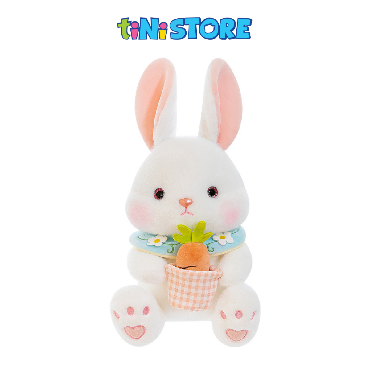 Đồ chơi thú bông hình thỏ cầm cà rốt 22cm Value Toys