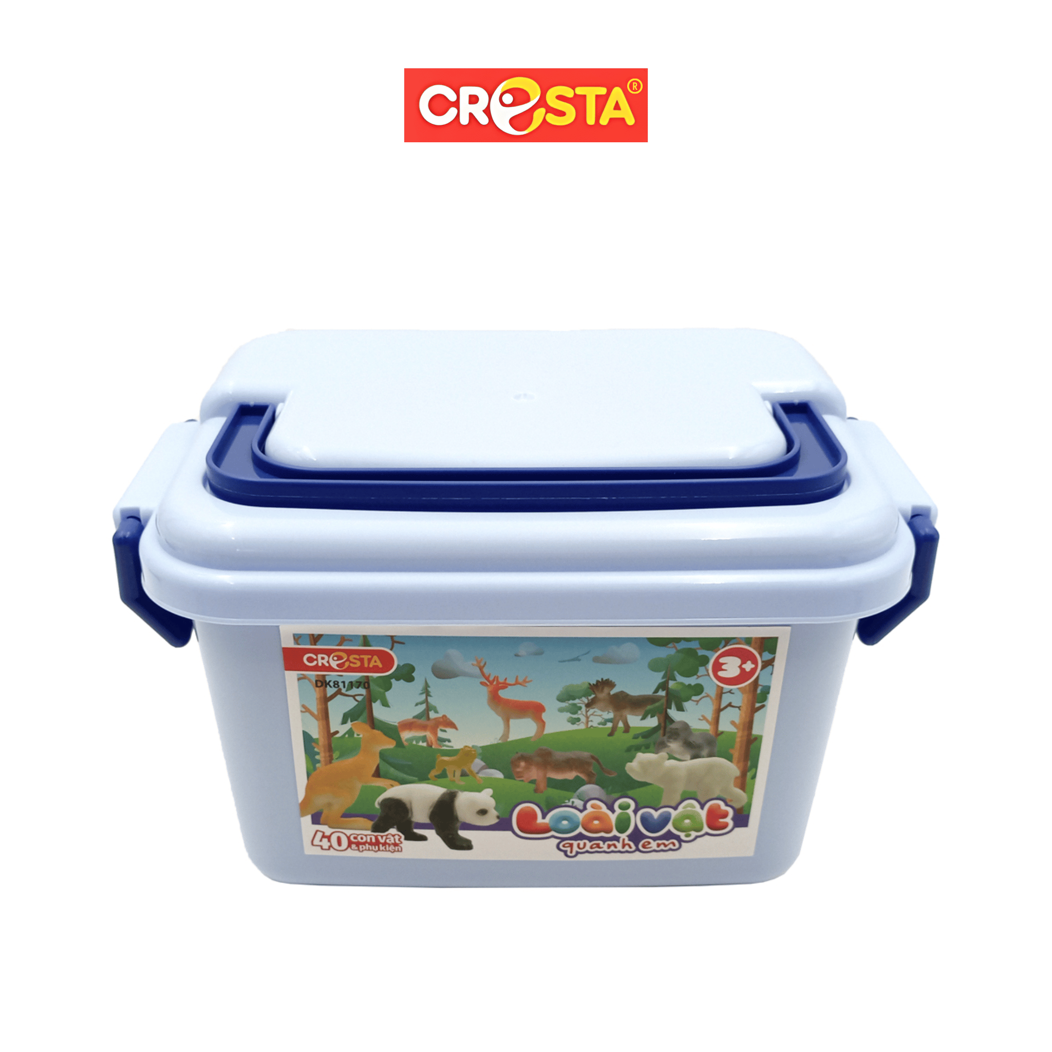 Loài vật quanh em - Set 40 con vật và phụ kiện Cresta