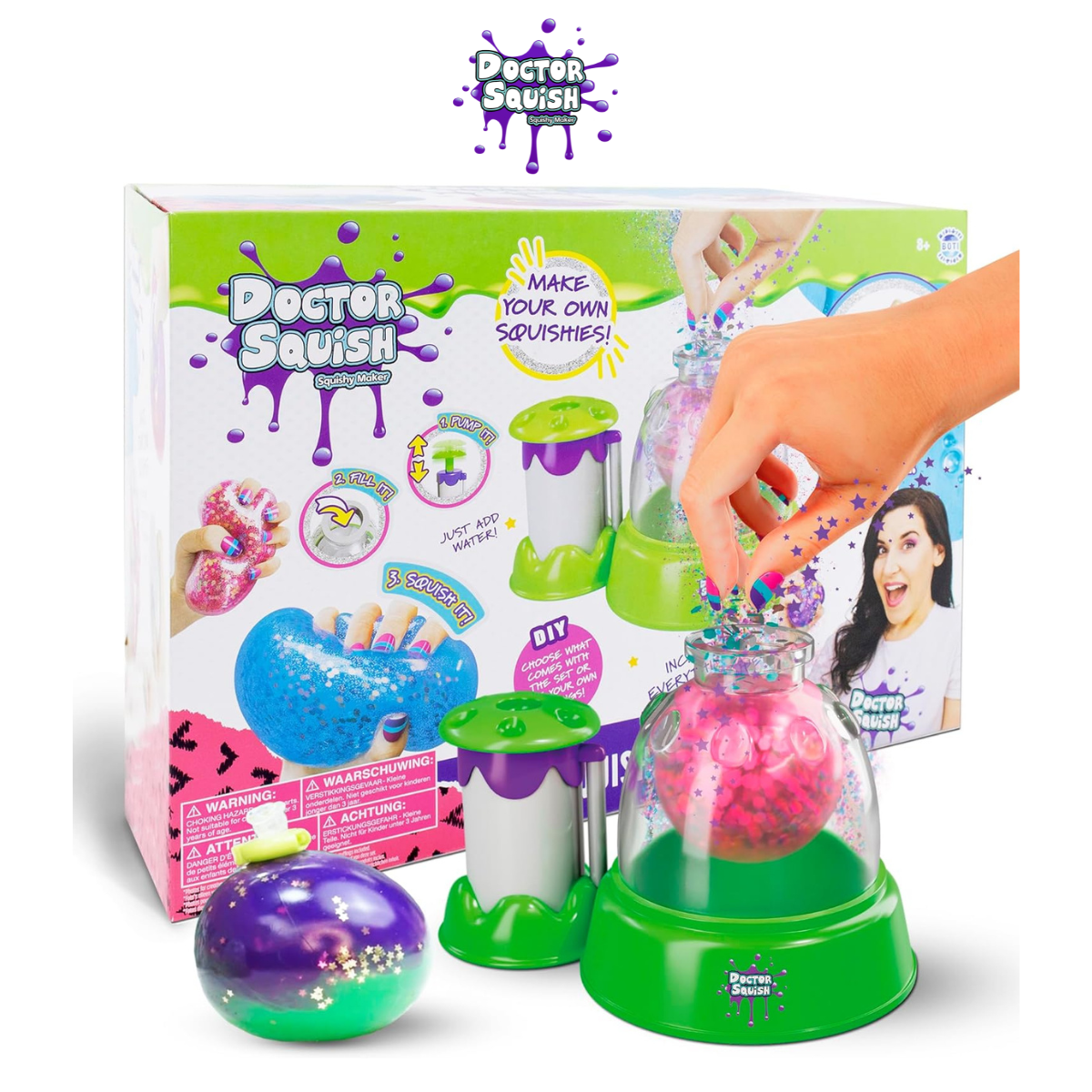 Bộ đồ chơi tạo bong bóng Squishy Doctor Squish