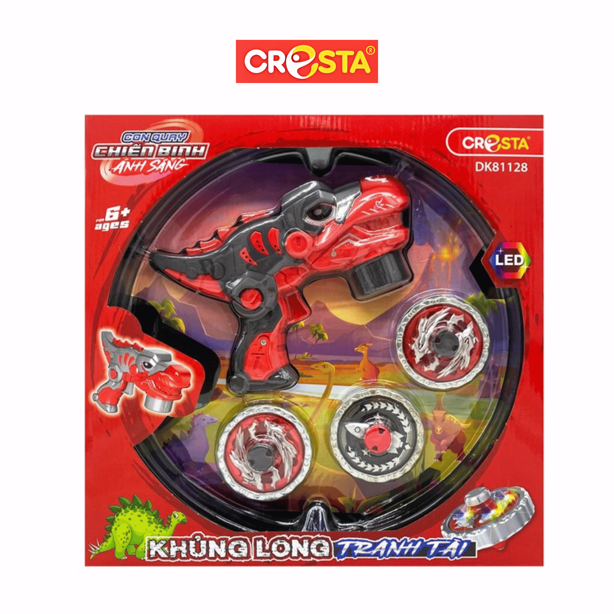 Con quay chiến binh ánh sáng - Khủng long tranh tài Cresta