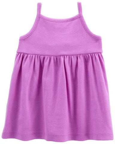  Đầm 2 Dây Bé Gái Màu Tím Carter's 0-24M 