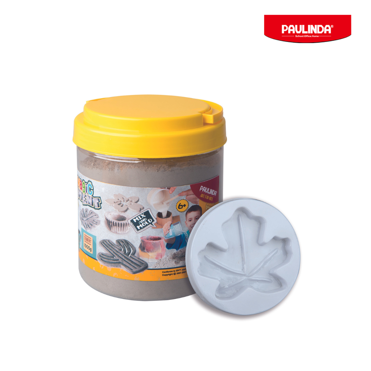 Đồ chơi bột xi măng sáng tạo dạng hũ Paulinda 1000g