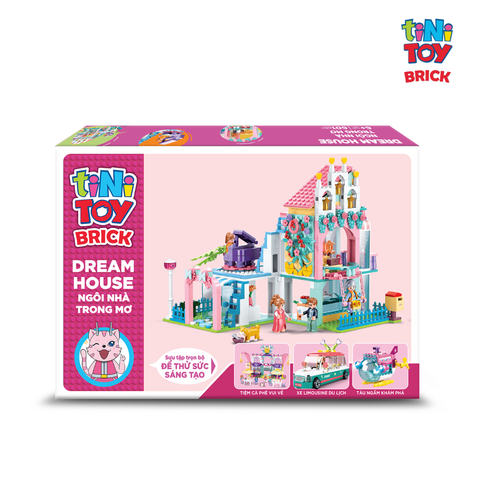  Đồ chơi lắp ráp ngôi nhà trong mơ tiNiToy Brick (601 pcs) 