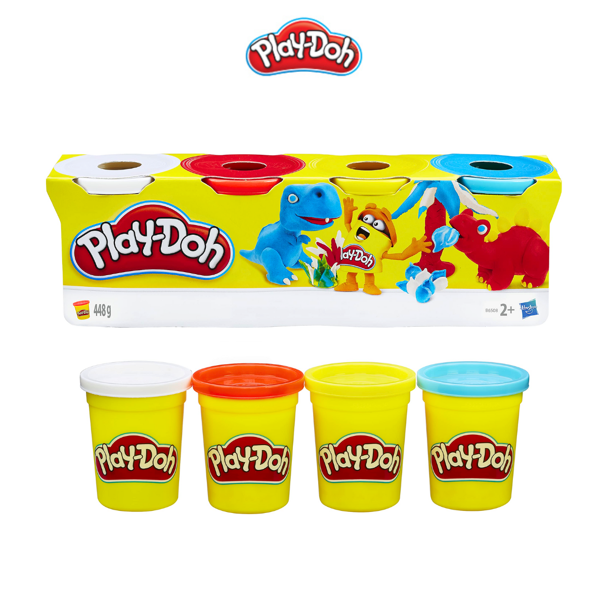 Bộ đồ chơi đất nặn 4 màu cơ bản PLAY-DOH