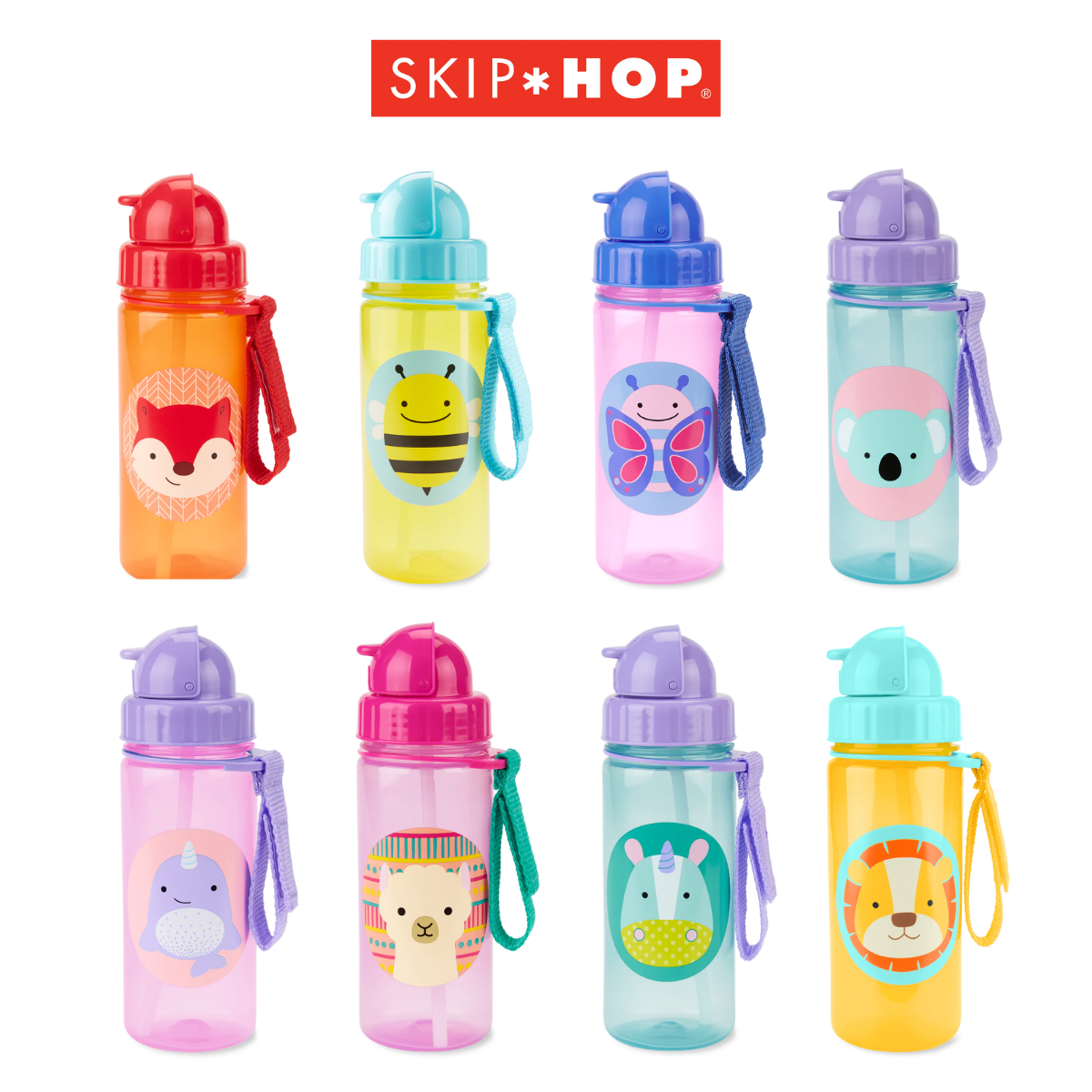 Bình nước nhựa 390ml Skip Hop (Mẫu ngẫu nhiên)