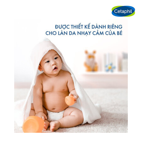  Sữa tắm gội trẻ em tinh chất hoa cúc Cetaphil 400ml 