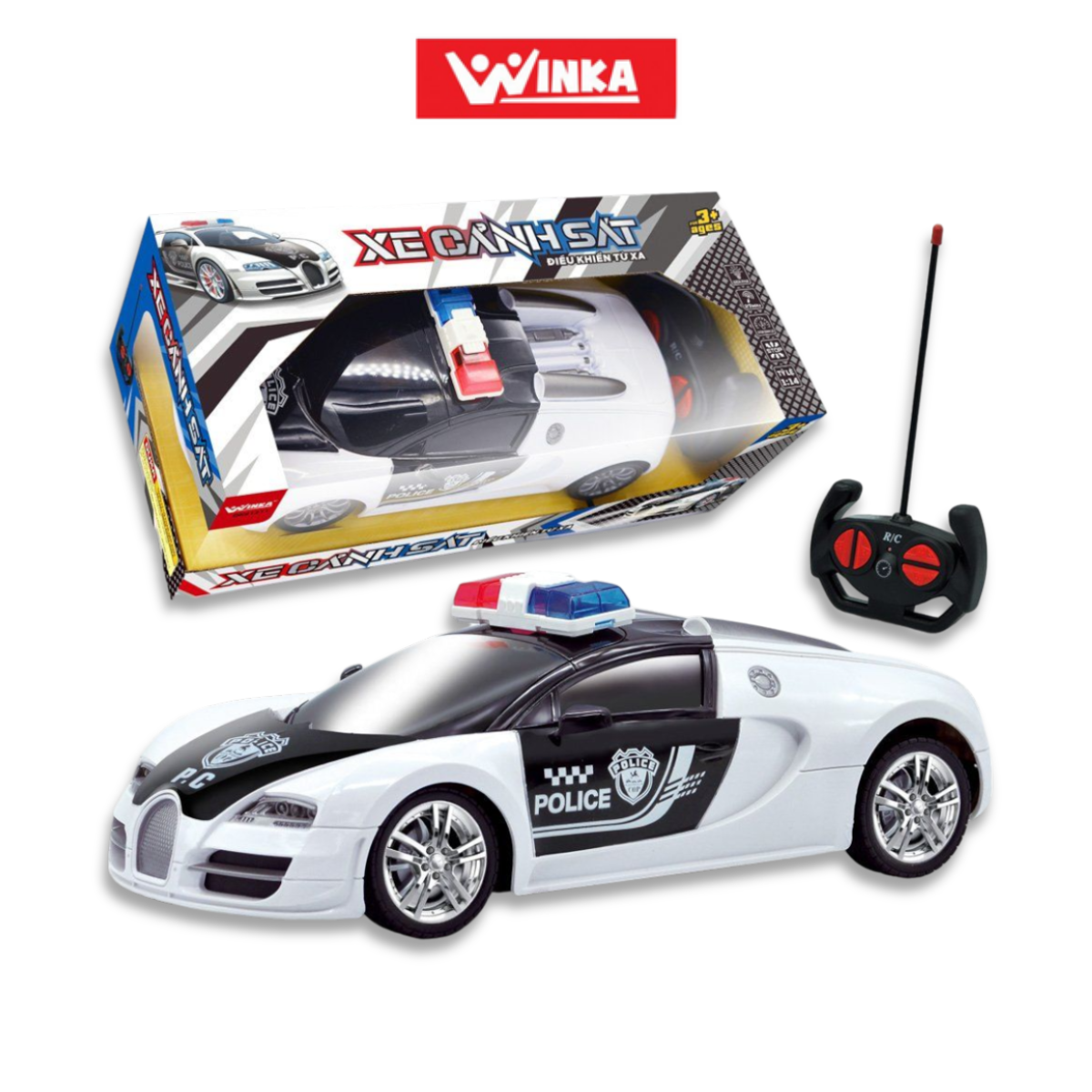 Xe điều khiển từ xa cảnh sát Winka