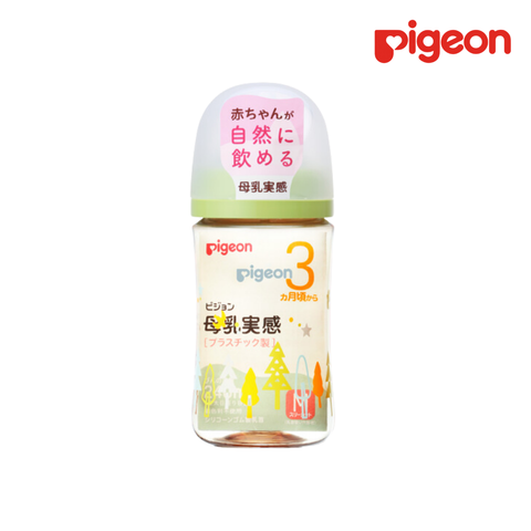  Bình sữa Pigeon PPSU Plus Wn3 phiên bản Nhật 240ml, Hình Cây 