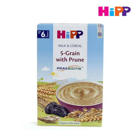  Bột sữa DD HiPP bổ sung Praebiotik - Ngũ cốc tổng hợp, mận tây 250g 