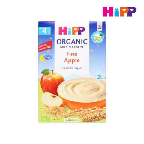  Bột sữa DD Chúc ngủ ngon HiPP Organic - Bột ăn dặm Táo tây 250g 