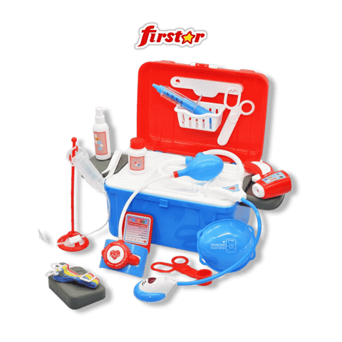 Bộ đồ chơi bác sĩ 19 chi tiết (màu xanh) Firstar 