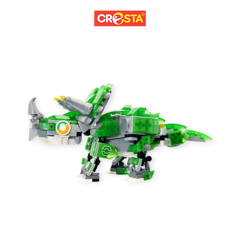  Ghép hình khủng long phát sáng - Khủng long ba sừng Cresta 
