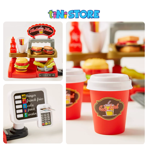  Bộ đồ chơi cửa hàng fastfood 35 món Value Toys 